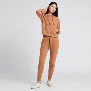 Naadam Cashmere Hoodie Dark Ginger